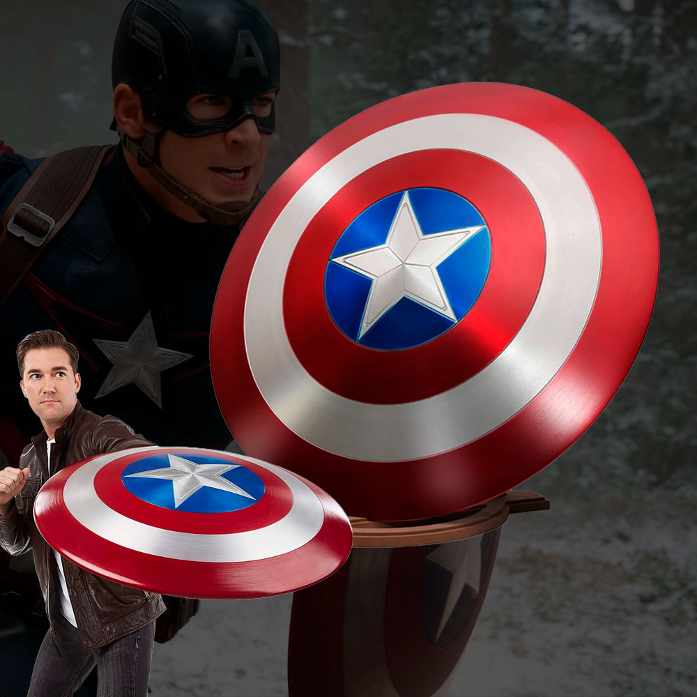 Rubie's Marvel Captain America - Escudo de plástico (12”)